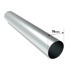 Tube rond en acier galvanisé ⌀ 76 L 6000